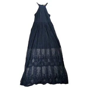 Altard State Maxikleid Damen M dunkelblau Spitze Neckholder ärmellos - Bild 1 von 9