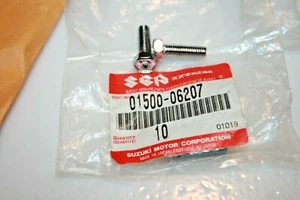 2 NOS SUZUKI 01500-06207 KICKSTART / OIL TANK / AIR CLEANER BOLT LT80 QUADRUNNER - Bild 1 von 1