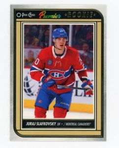 2022-23 O-Pee-Chee Juraj Slafkovsky Premier Rookie Montreal Canadiens RC #P-93 - Picture 1 of 2