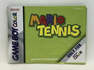 Mario Tennis (Instruction Booklet/Manual Only) Game Boy Color Nintendo Original  - Picture 1 of 2