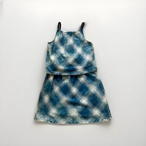Tommy Hilfiger Children Girls Age 10 Blue Dress Sleeveless 100% Cotton - Picture 1 of 15