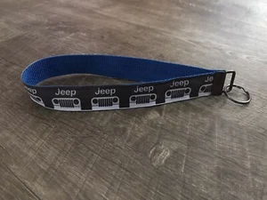 Jeep Blue nylon key fob - Picture 1 of 1