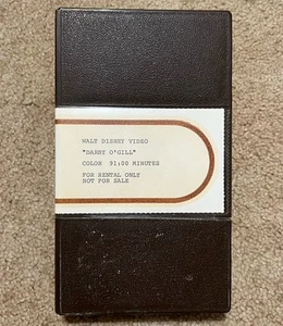 DARBY O'GILL and the Little People 1959 Walt Disney Video VHS - Rental RARE * EX - Picture 1 of 3