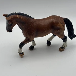 Vintage ✅ 2004 Schleich Dressur Hannoveraner Stute Germany Pferd Pony Figur Rentner - Bild 1 von 24