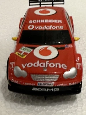 SCX Compact Slot Car Racing Escala 1/43 AMG Mercedes Clase C Rojo Vodafone Probado Foto 1 de 4