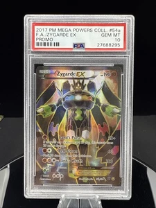 Pokemon Zygarde EX 054A/124 Mega Powers Collection Promo 54a GEM MINT PSA 10 - Picture 1 of 2