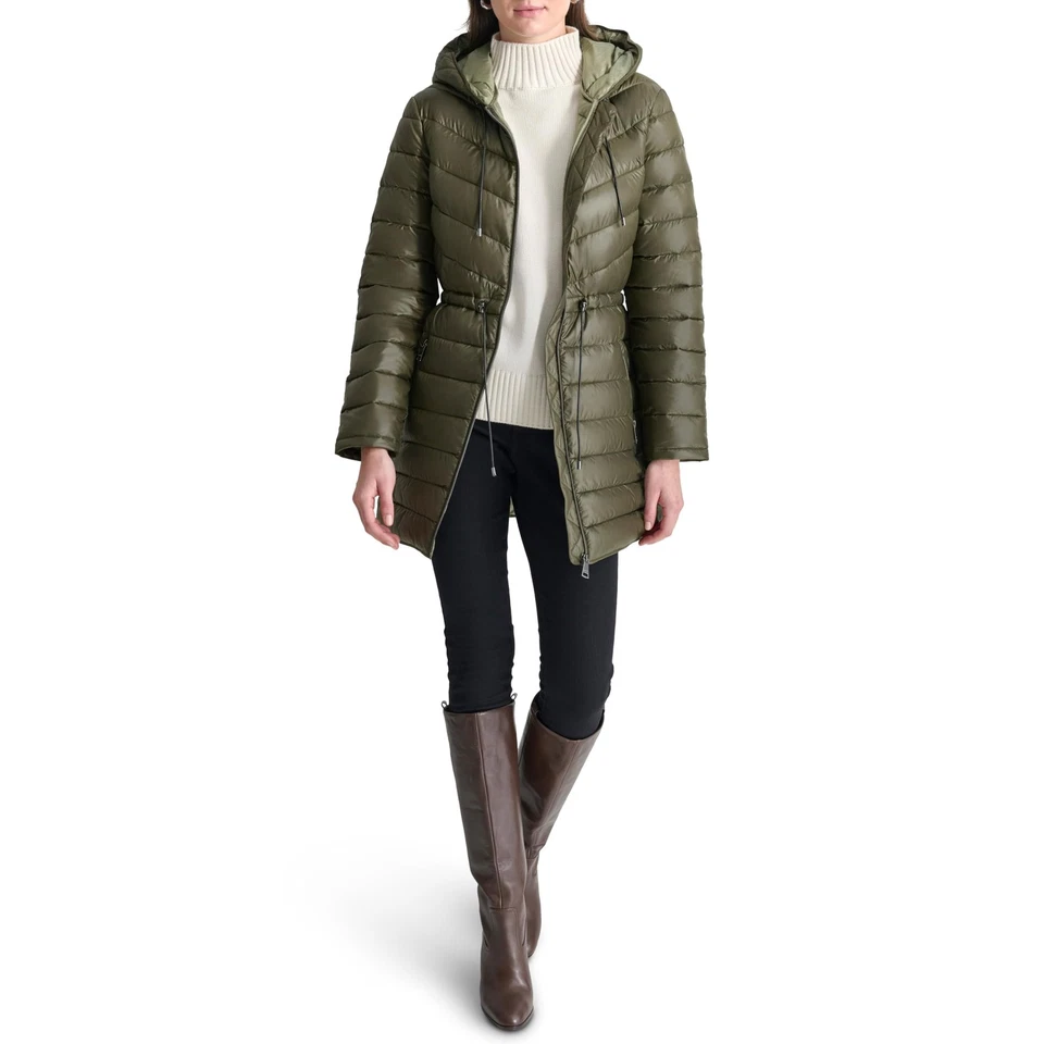 DKNY Women's Outerwear,Loden,MEDIUM - Image 1 of 2