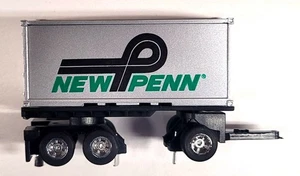 Pup Trailer for Aurora / AFX HO Scale Slot Car Racing Rigs - Silver / New Penn - Picture 1 of 1
