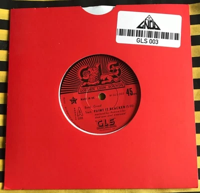 GNOD PAINT IT BLACKER / DUB SMUGGLERS SOUND SYSTEM NUEVO COMIENZO 7” VINYL 2021 - Image 1 of 2