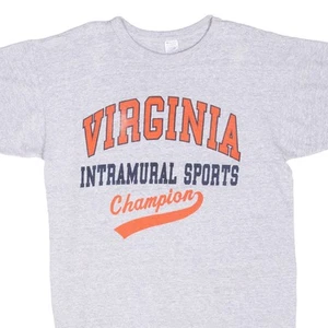 VINTAGE CHAMPION VIRGINIA INTRAMURAL SPORTS TEE SHIRT EARLY 1980S LARGE MADE USA - Picture 1 of 5