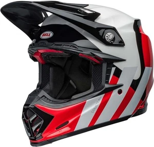 BELL Moto-9S Flex Helmets (Hello Cousteau Stripes Gloss White/Red - Medium - Bild 1 von 10