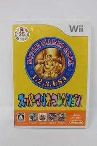 Super Mario Bros Collection 1,2,3, USA All Stars Nintendo Wii Japan Region Lock - Picture 1 of 3