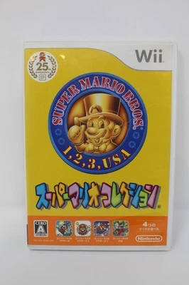 Super Mario Bros Collection 1,2,3, USA All Stars Nintendo Wii Japan Region Lock - Image 1 of 3