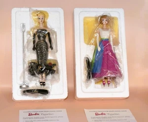 2 Stück Danbury Mint Classic Barbie Figur Fraternity Dance Solo im Rampenlicht - Bild 1 von 5