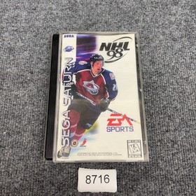 NHL 98 Sega Saturn Complete w/ Manual CIB VGC