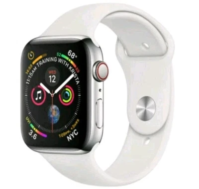 Apple Watch Series 4 44mm GPS + Cellular Stainless Steel Case (2018) EUC  - Image 1 of 4