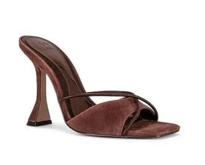 REVOLVE Metro Mule en Chocolate Oscuro JLO Jennifer Lopez Talla 7M S000024 Foto 1 de 4