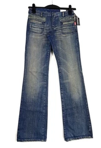 Diesel CROSSIM Bootcut Jeans Damen W25 L32 Blau Denim Hose Bootleg Vintage - Bild 1 von 7