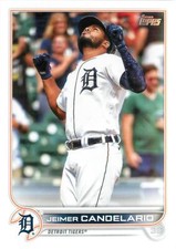 Jeimer Candelario 2022 Topps Series 2 Baseball Card #542 Detroit Tigers