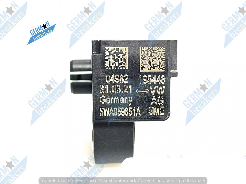 AUDI A3 8Y 2020-2023 FRONT AIRBAG CRASH IMPACT SENSOR 5WA959651A NEW - Image 1 of 4