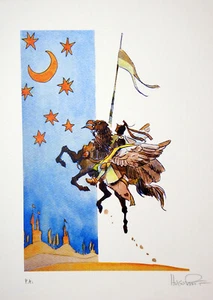 PRATT KURZDRUCK MALTESER MOND MOTIV 11 SIGNIERT P.A. - Bild 1 von 1