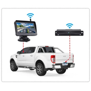 4.3" Solar-Powered Wireless Reversing License Plate Camera Kit - Night Vision AU - Picture 1 of 10