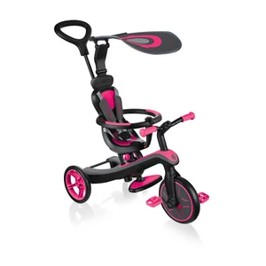 Globber EXPLORER Trike 4 in 1 - Fuchsia Pink, toddler trike and balance bike - Picture 1 of 7