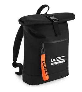 WRC Rallye-Weltmeisterschaft schwarzer Rollrucksack - Bild 1 von 1