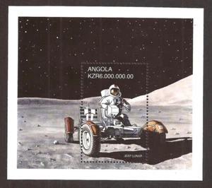 [9938] Angola 1999, Bloque MNH**, Historia de los viajes espaciales, Apolo 11 - Imagen 1 de 1