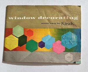 Vintage Kirsch Window Styling Sewing Decorating 1960s Design Decor & Color Book - Imagen 1 de 8