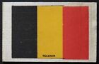 BELGIUM Miniature Flags DOMINION TOBACCO issued 1910 RARE SILK SC23