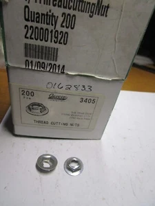Auveco - 3405 - Thread Cut Nut 1/4 Stud QTY 200 - Picture 1 of 3