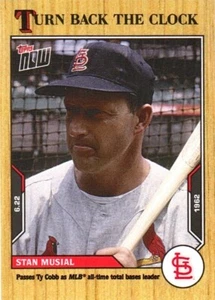 Tarjeta de béisbol 2021 Topps Now Turn Back The Clock Stan Musial #83 (PR:406) - Imagen 1 de 2