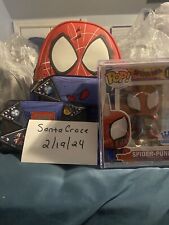 Spider-Punk Loungefly Mini Backpack and Wallet NWT plus Spider-Punk Funko