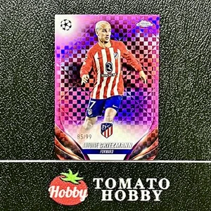 TOPPS CROMO UEFA 2023-24 ANTOINE GREZMANN/99 Magenta X-Fractor cajero automático - Imagen 1 de 2