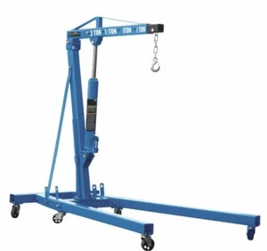 ASTA Hydraulic Workshop Crane 2T Mobile Folding Hoist Lift - Picture 1 of 2