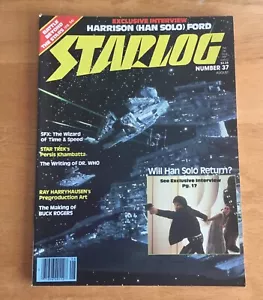 Rivista Starlog #37 agosto 1980 Harrison Ford Persis Khambatta Buck Rogers - Foto 1 di 2
