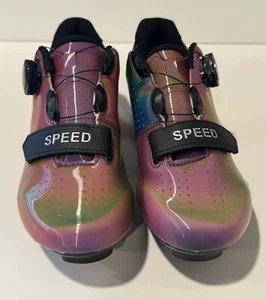 Iridescent Speed Rennrad Fahrradschuhe Größe 39 US Herren 6,5 Damen 8,5 - Bild 1 von 16