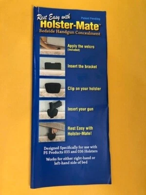 Holster Mate Mount Bedside Desk Undermount Handgun Concealment Holster Holder - Image 1 of 4
