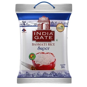Bolsa de arroz Basmati India Gate, súper, 5 kg - Imagen 1 de 7
