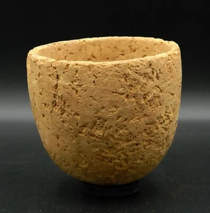 Pot240 - Ancient TERRACOTTA Pottery - 115 mm diameter - Neolithic AGE - Sahara - Picture 1 of 3