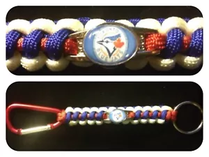 Toronto Blue Jays Inspired Paracord/Survival Keychain - Picture 1 of 1