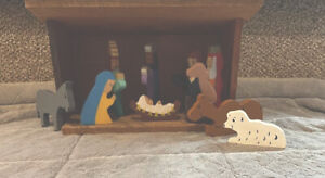 Nativity set Wood