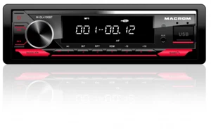 Autoradio 1DIN Macrom mdl4100bt con USB, AUX,Bluetooth, RDS, streaming, 1preout. - Foto 1 di 2