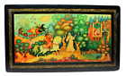 Vintage Mystera Russian Laquer Box Fairy Tale The Sleeping Princess 95 X 55