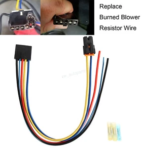 A/C Heater Blower Fan Resistor Wiring Connector 5 Pigtail Plug For GMC 2003-2009 - Picture 1 of 6