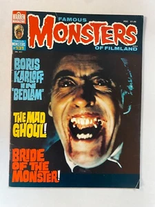 FAMOUS MONSTERS OF FILMLAND #131 1977 KARLOFF Warren Ackerman FN- - Picture 1 of 2