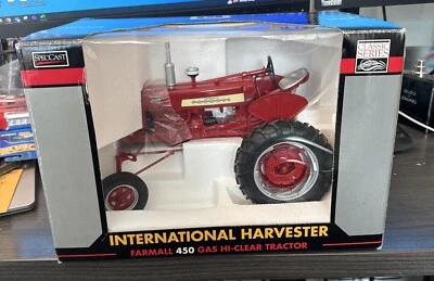 SPECCAST 450 FARMALL GAS HI-CLEAR TRACTOR RED POWER ROUND International Harveste - Image 1 of 4