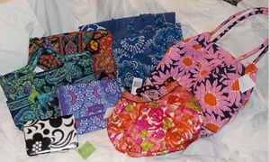 Menge 8 Vera Bradley Handtaschen Geldbörsen Umhängetasche Neu mit Etikett - Bild 1 von 13