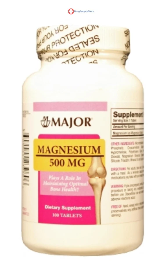 Comprimido McK Major Magnesio 500 mg Fuerza 100 por Botella Foto 1 de 1